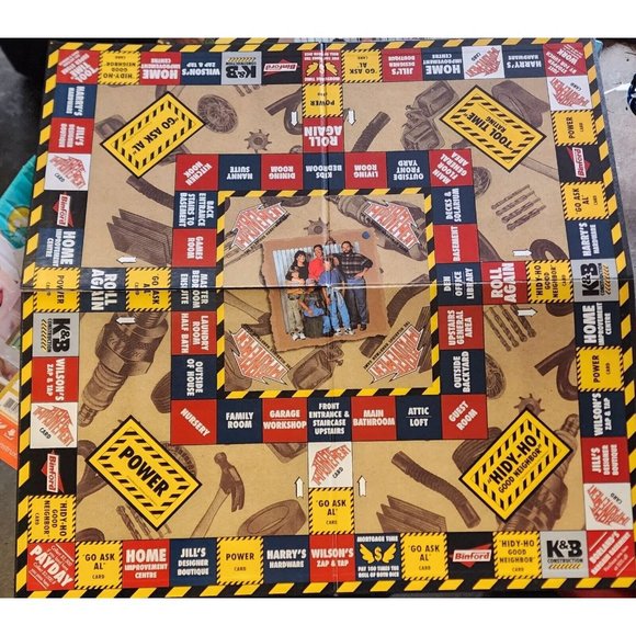 Vintage 1990s Home Improvement Board Game Tim The Tool Man Tv Series Game - Picture 2 of 2